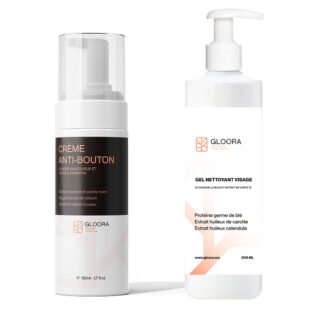 Crème Anti-bouton + Gel nettoyant