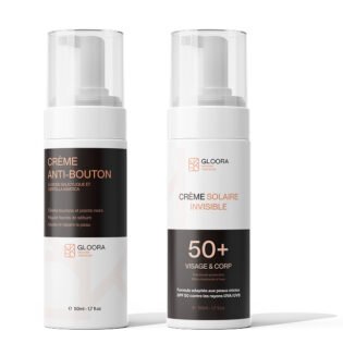 Pack anti bouton + Creme solaire gloora